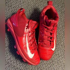 NIKE MIKE TROUT 3 PRO MCS Youth Boy's Baseball Molded Cleats Red/White Size 5.5Y
